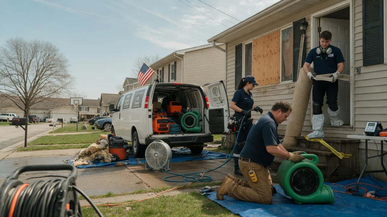 Water Damage Restoration in Bunker Hill, IN near me